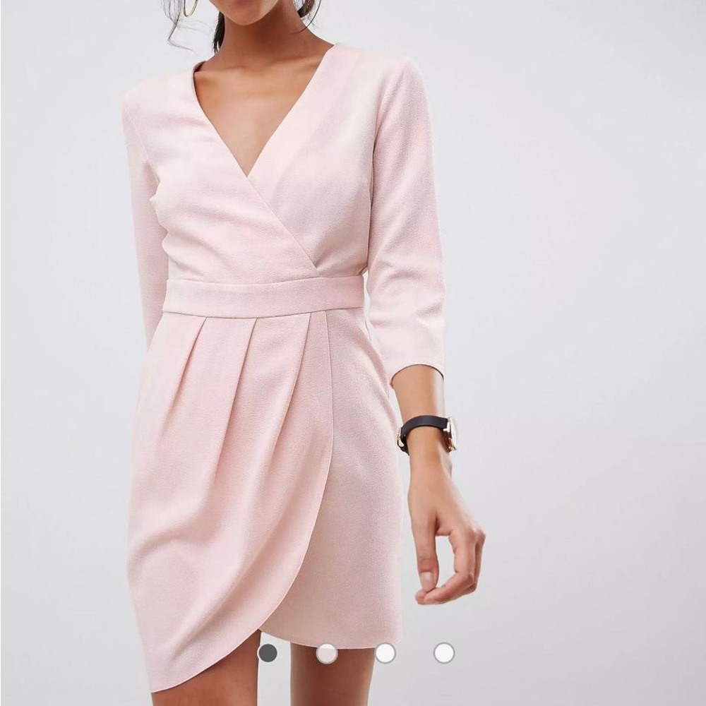 Pink ASOS Work Dress